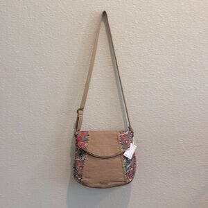 SAM ROOTS Artistic Circle Vegan Crossbody NWT  FREE SHIPPING